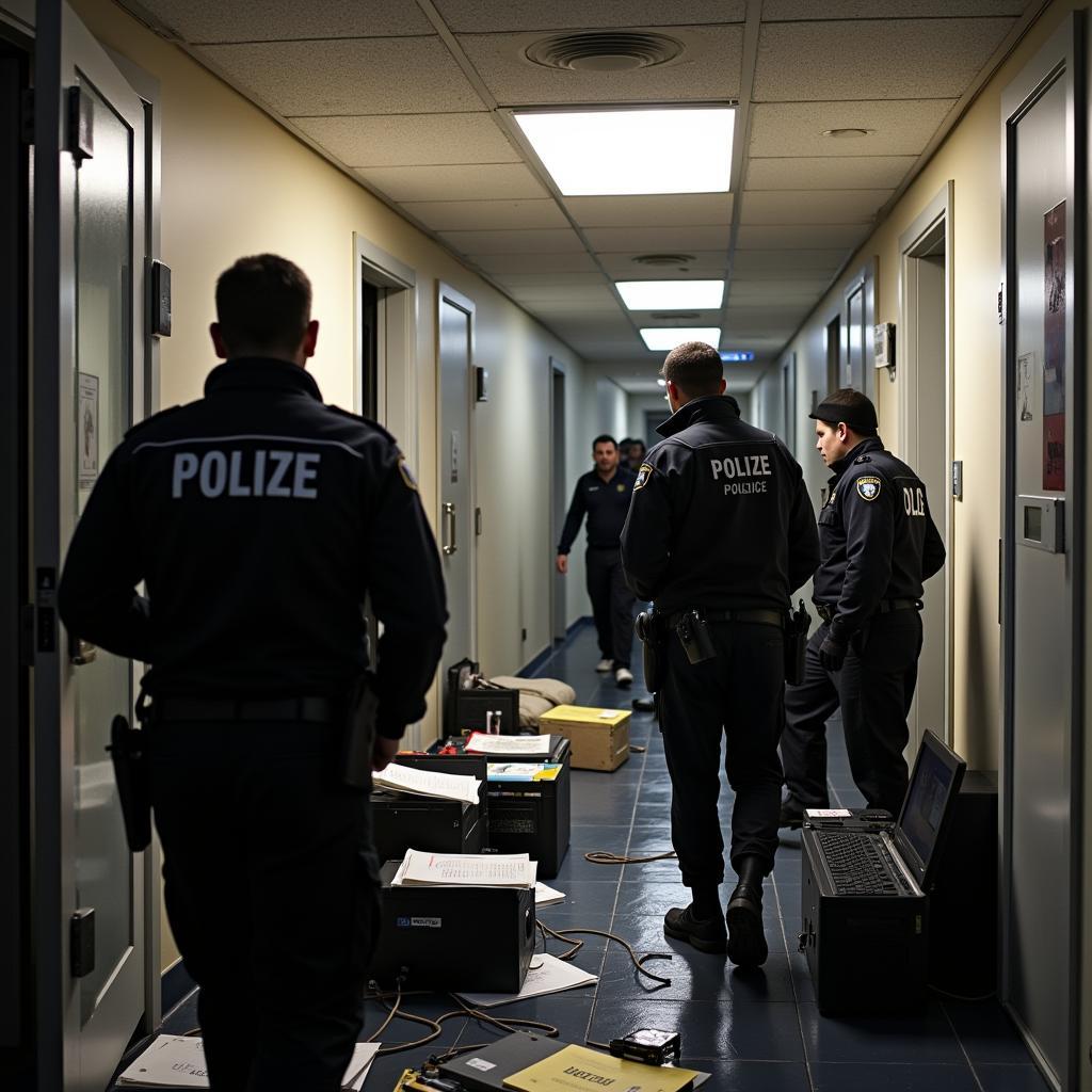 Durchsuchung bei der Al Zein Razzia in Leverkusen