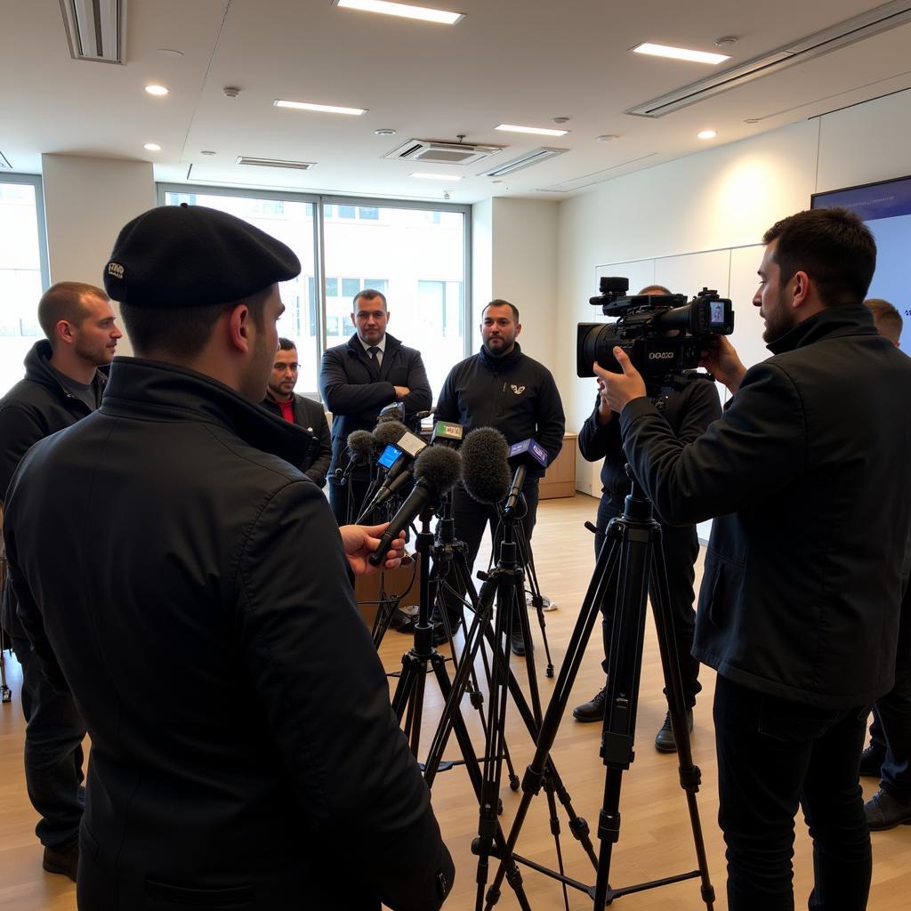 Pressekonferenz zur Al Zein Razzia in Leverkusen