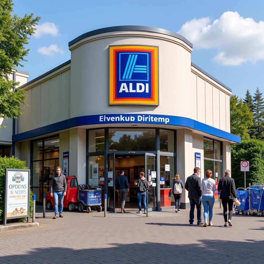 Aldi Leverkusen Bürrig Außenansicht