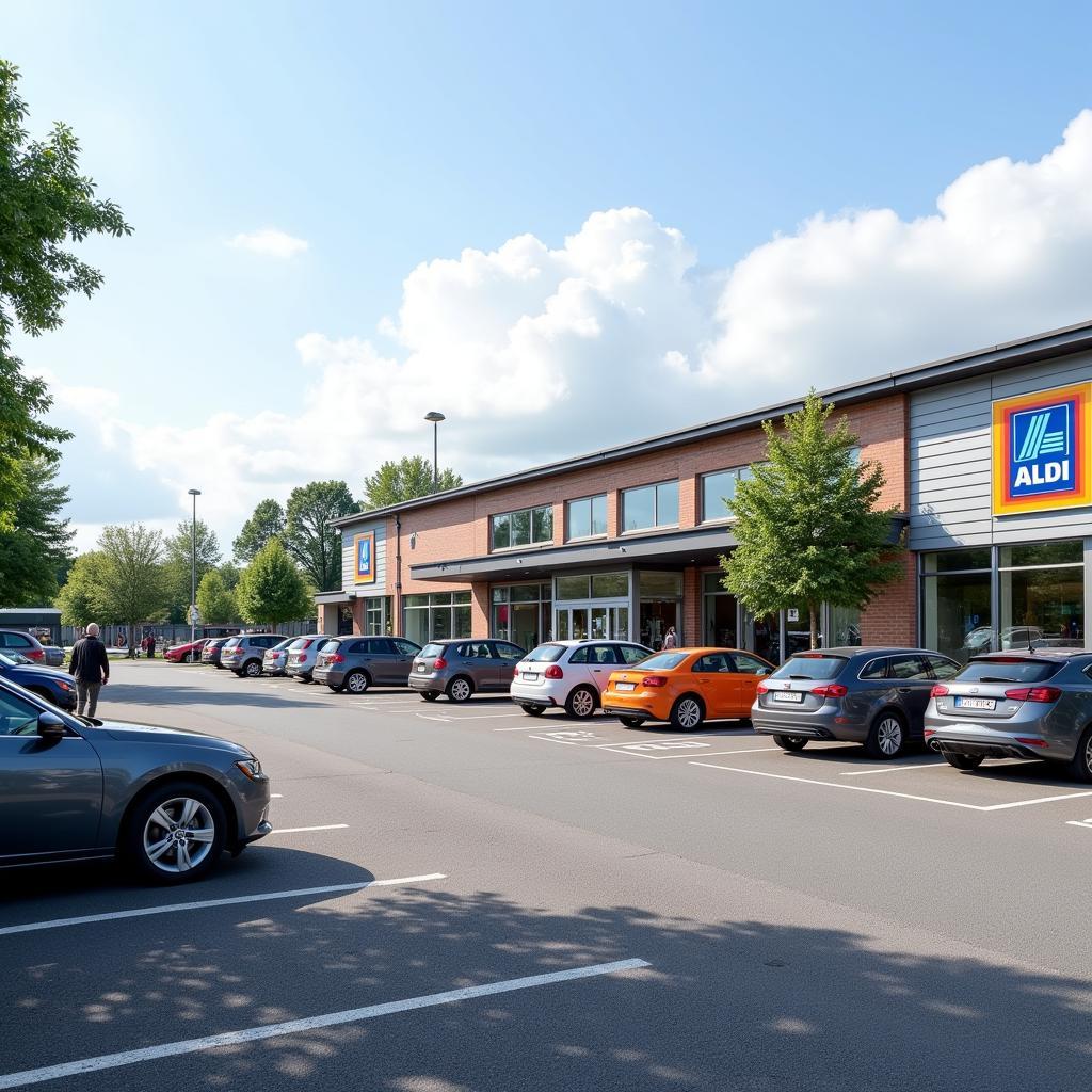 Aldi Leverkusen Schlebusch Parkplatz