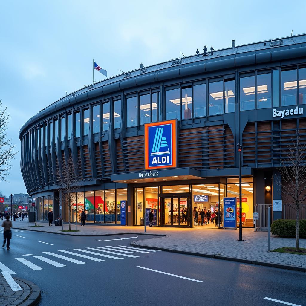 Aldi Süd Leverkusen Stadion Nähe