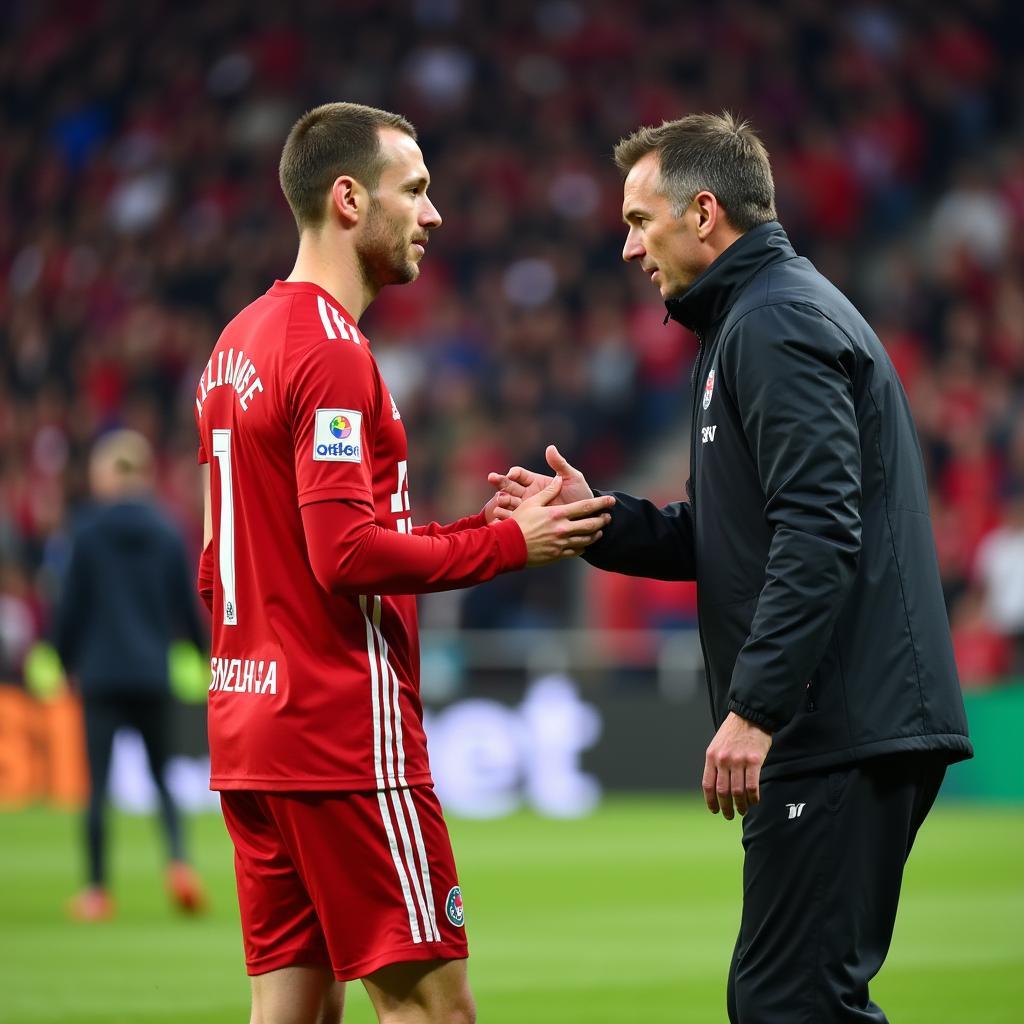 Alexander Linke debütiert in der Bundesliga für Bayer Leverkusen