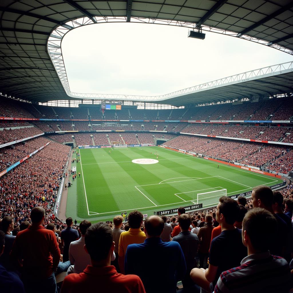 Alte Filme Leverkusen: Blick ins Stadion