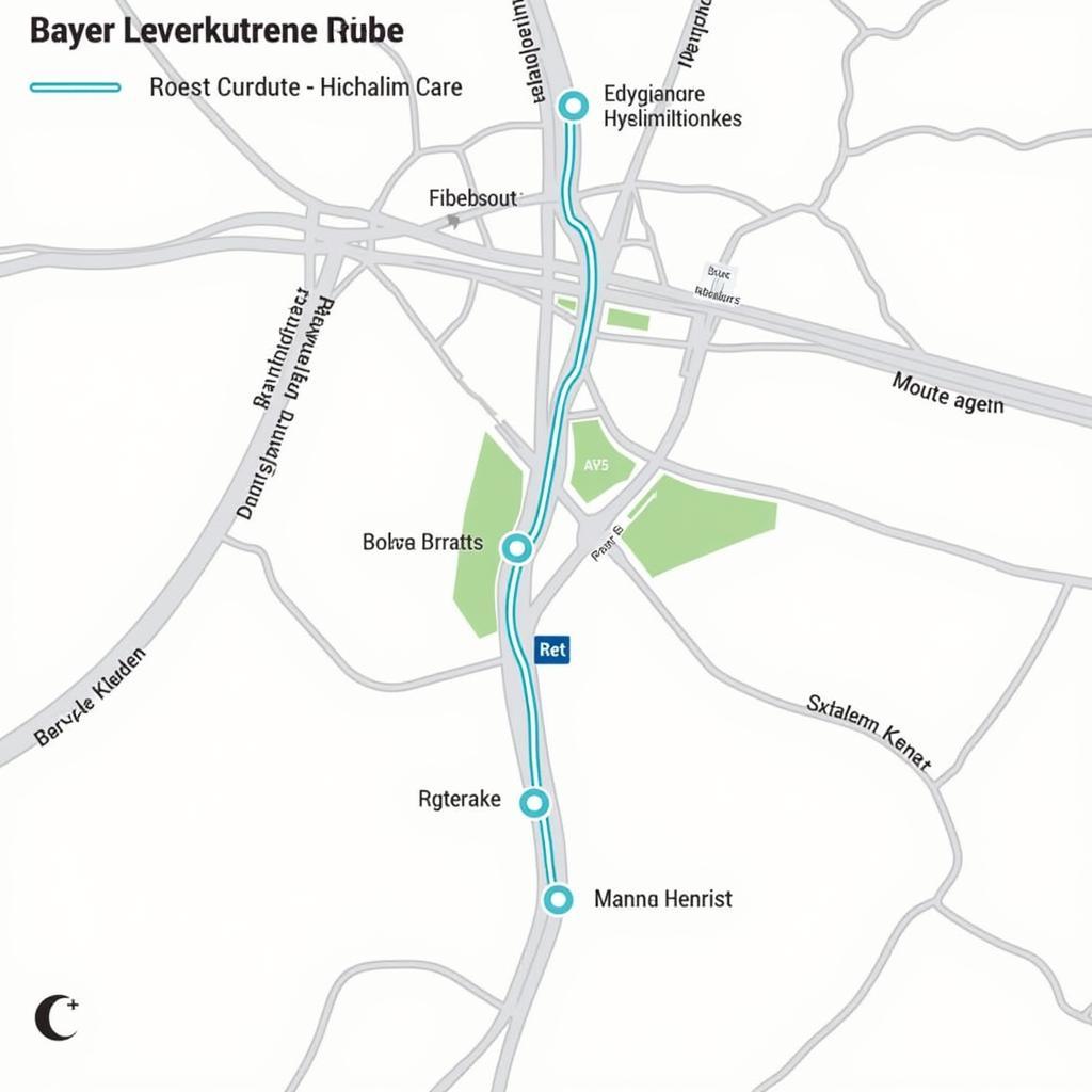 Alternative Routen zum Stadion Bayer 04 Leverkusen wegen der A59 Baustelle