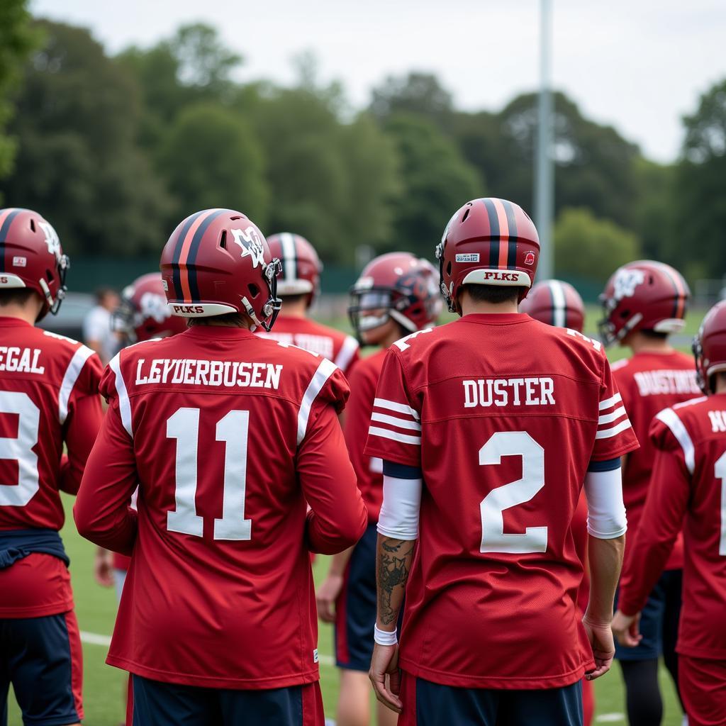 American Football Szene in Leverkusen