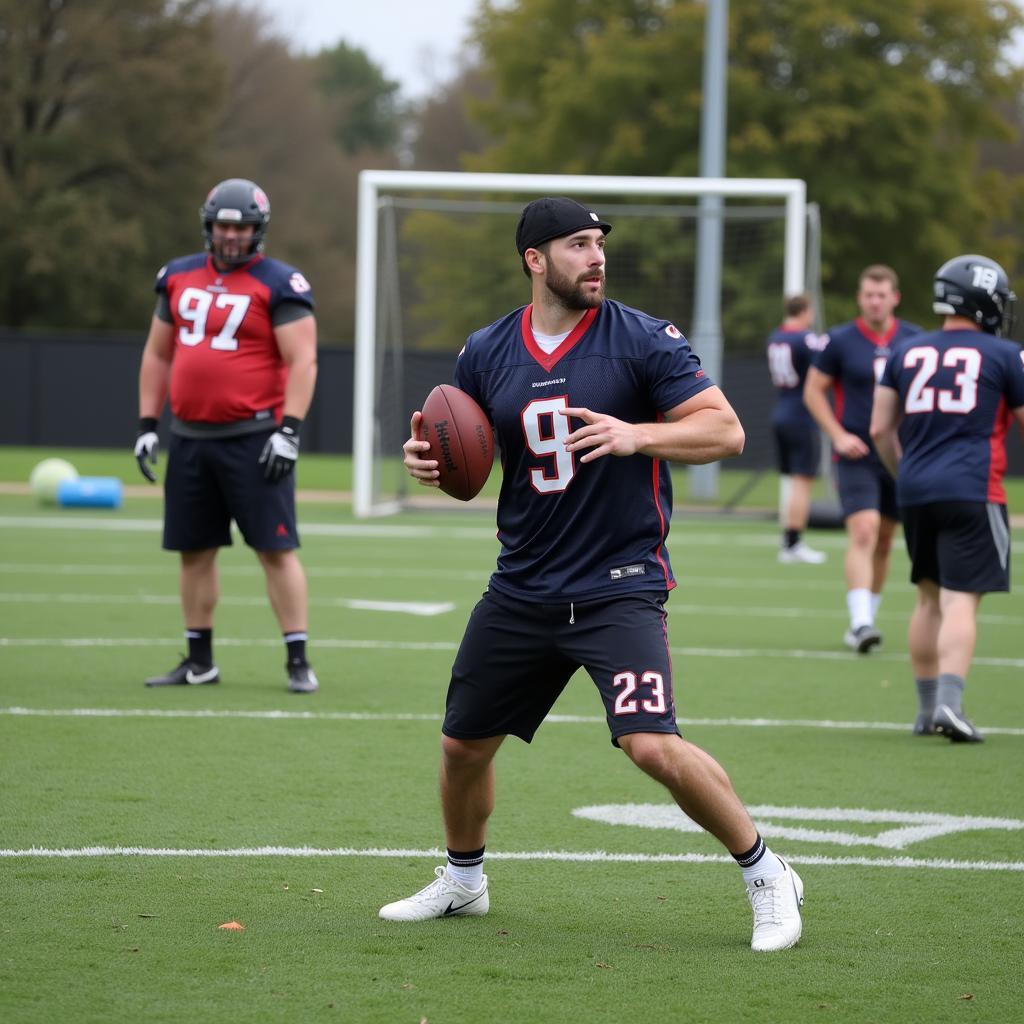 American Football Training in Leverkusen