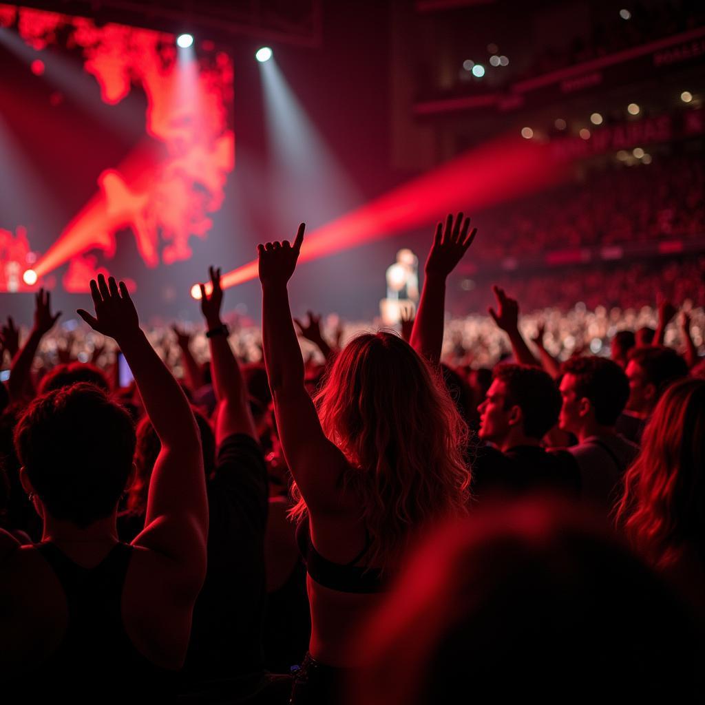 Begeisterte Fans beim Anastacia Konzert im Forum Leverkusen