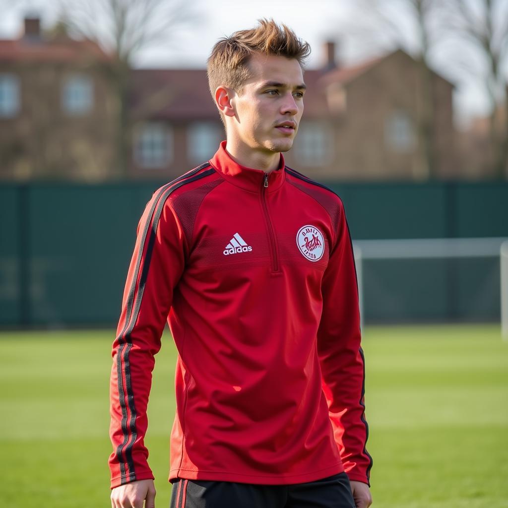 Andreas Zander in seiner Jugend bei Bayer 04 Leverkusen