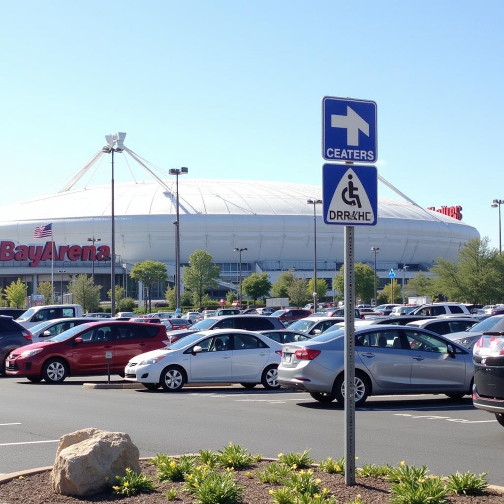 Parkplatz an der BayArena