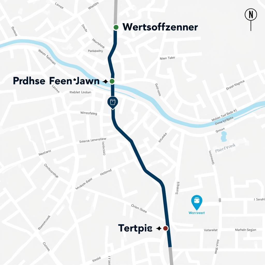 Anfahrt zum Wertstoffzentrum Dieselstraße Leverkusen