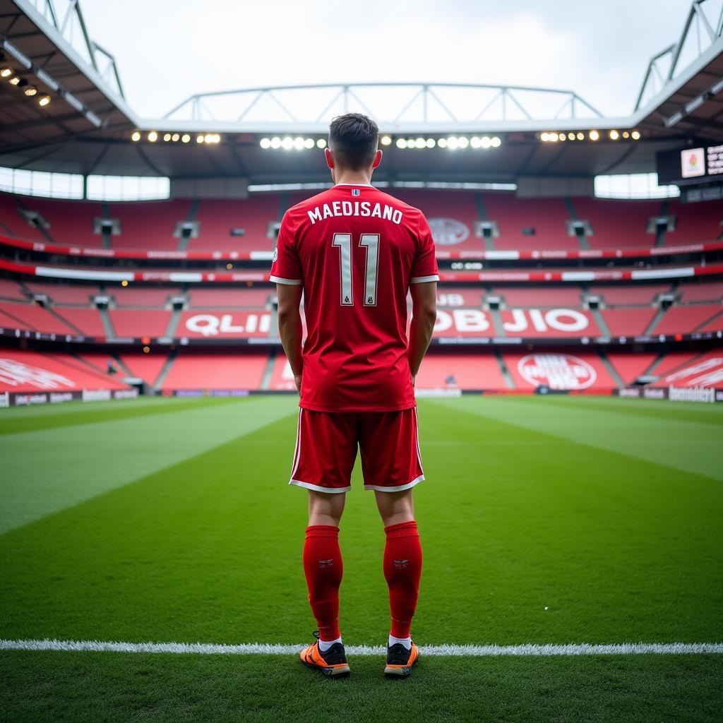 Angelo Maesano in der BayArena