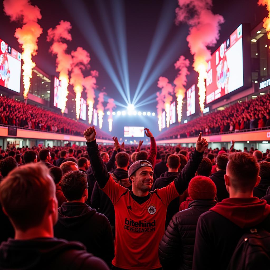 Anmeldung für die Fanmeile in Leverkusen