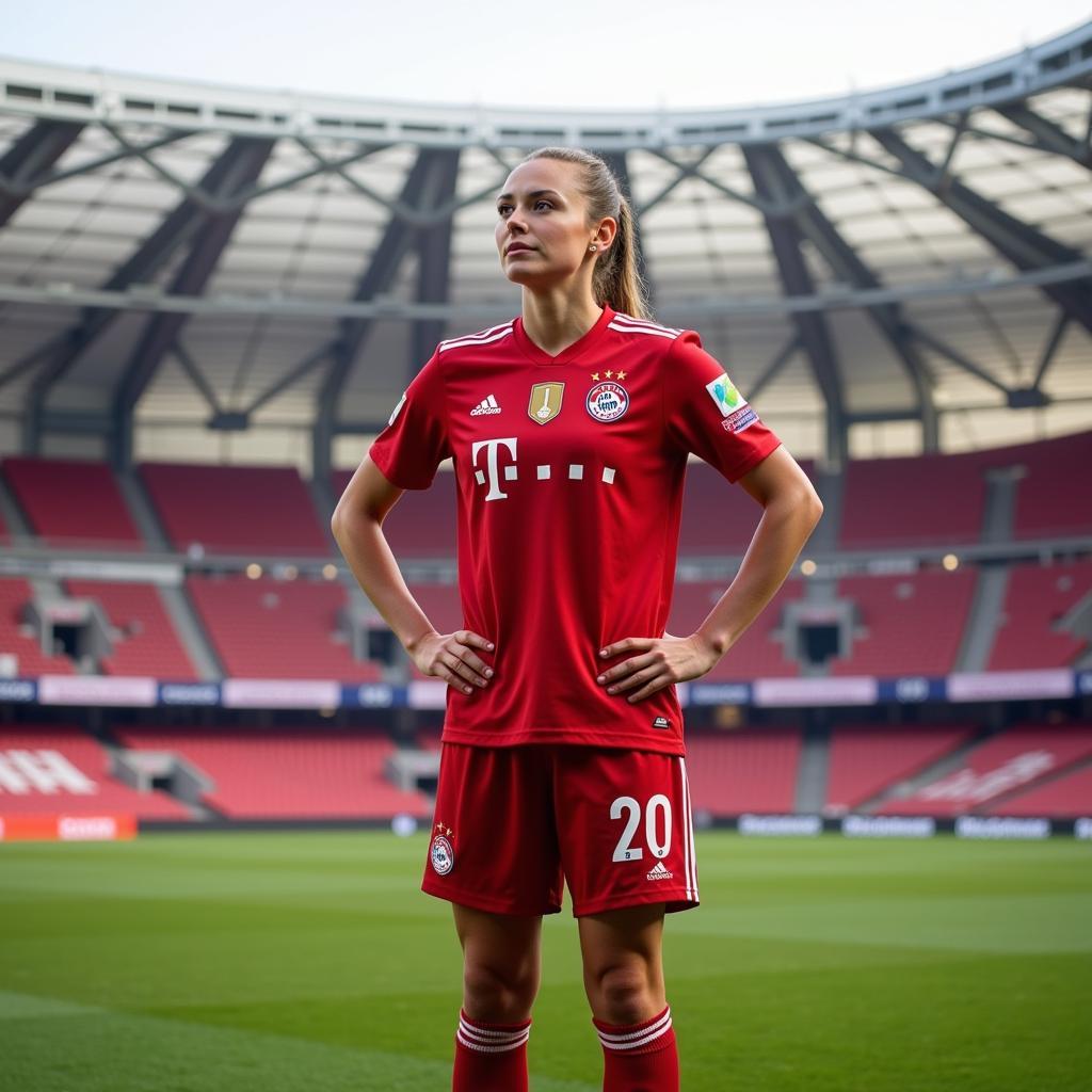 Anna Rödel im Trikot von Bayer Leverkusen