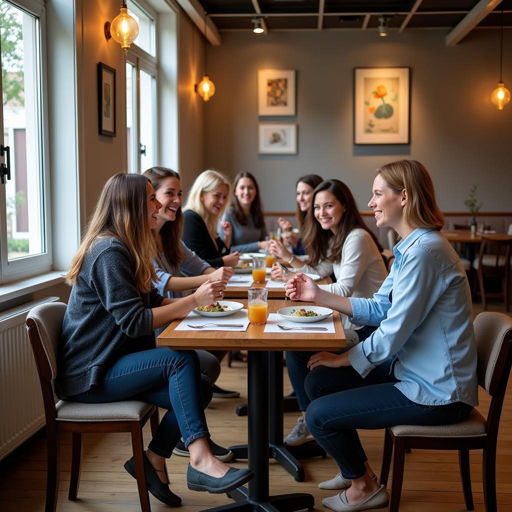 Anne mit Freunden in Leverkusen