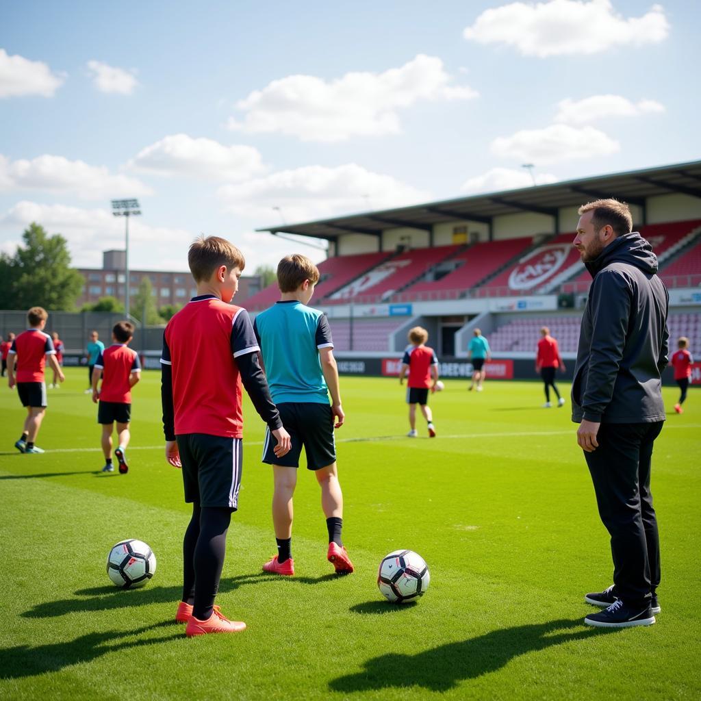 Annette Meier: Jugendförderung bei Bayer Leverkusen