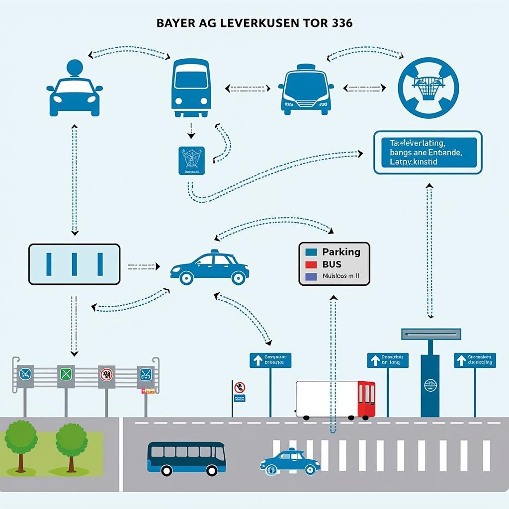 Anreise zum Bayer AG Leverkusen Tor 336