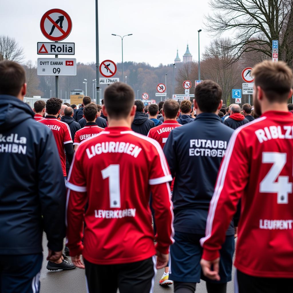 Anreise zum Stadion Bochum am Spieltag