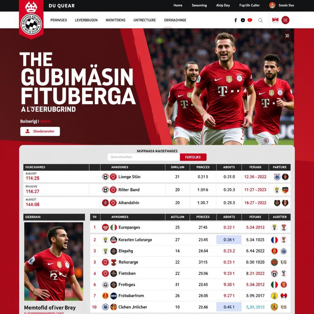 Offizielle Website von Bayer 04 Leverkusen mit den aktuellen Spielansetzungen.