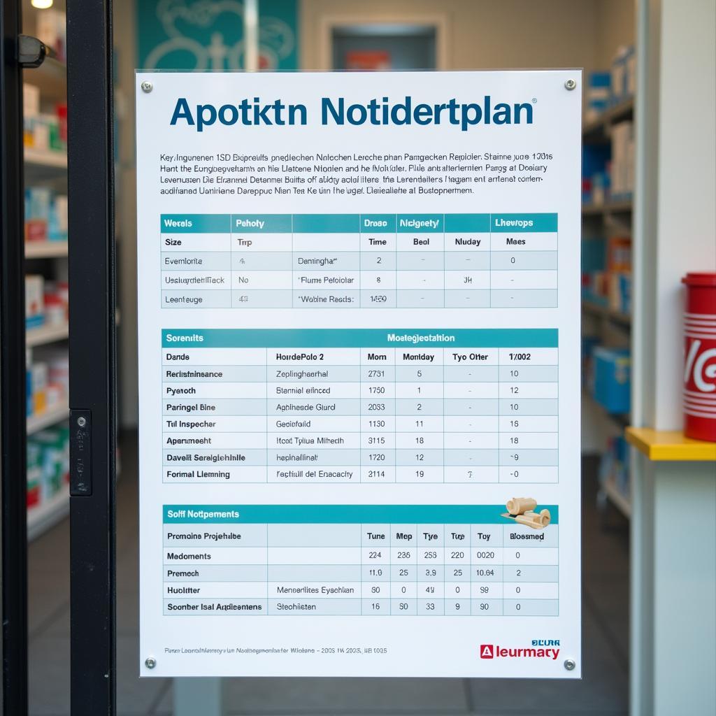 Apotheken Notdienstplan in Leverkusen