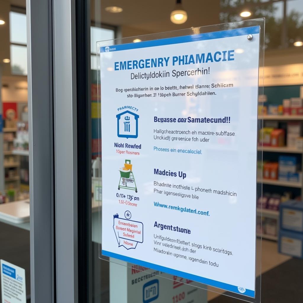 Apotheken Notdienst Leverkusen Schlebusch Aushang