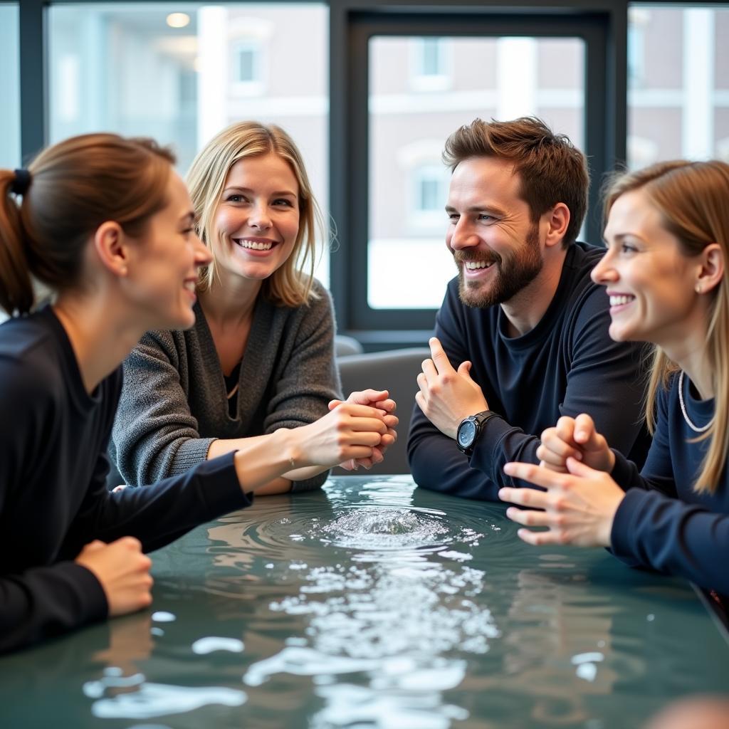 Teilnehmer eines Aqua Vital Kurses in Leverkusen