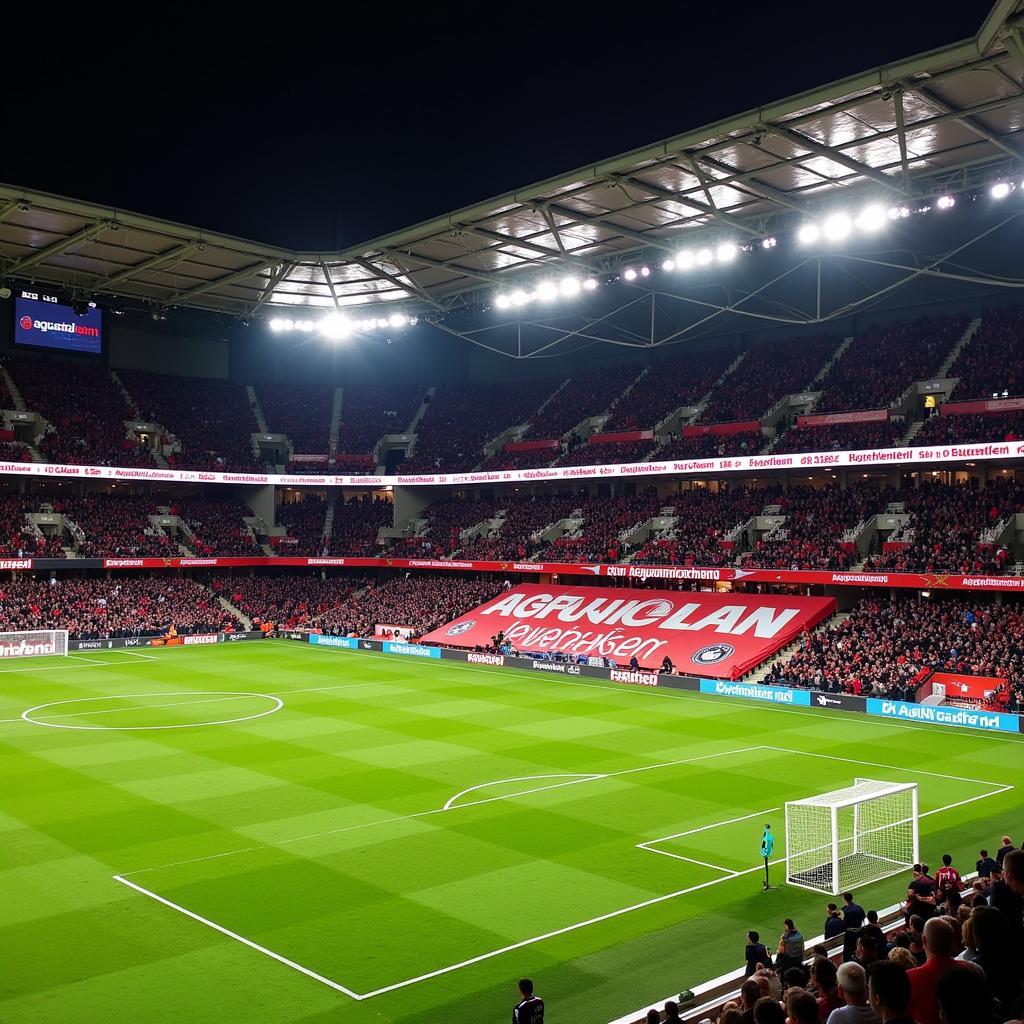 Aquachem Leverkusen in der BayArena