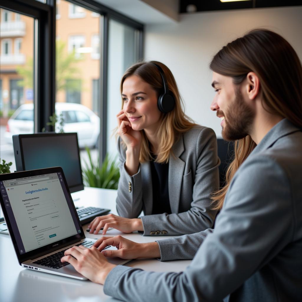 Unterstützung bei der Online-Arbeitssuchendmeldung