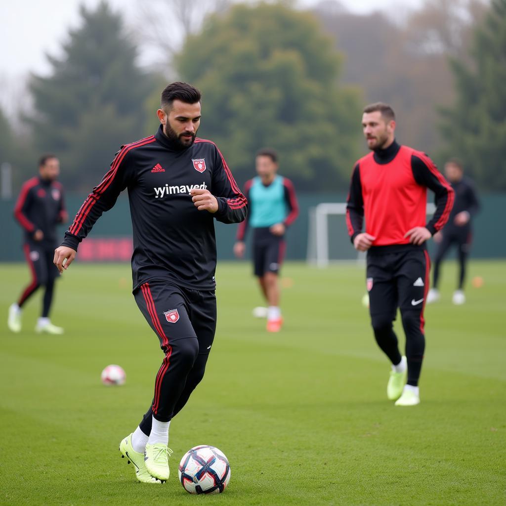 Arda Güler Training mit Leverkusen