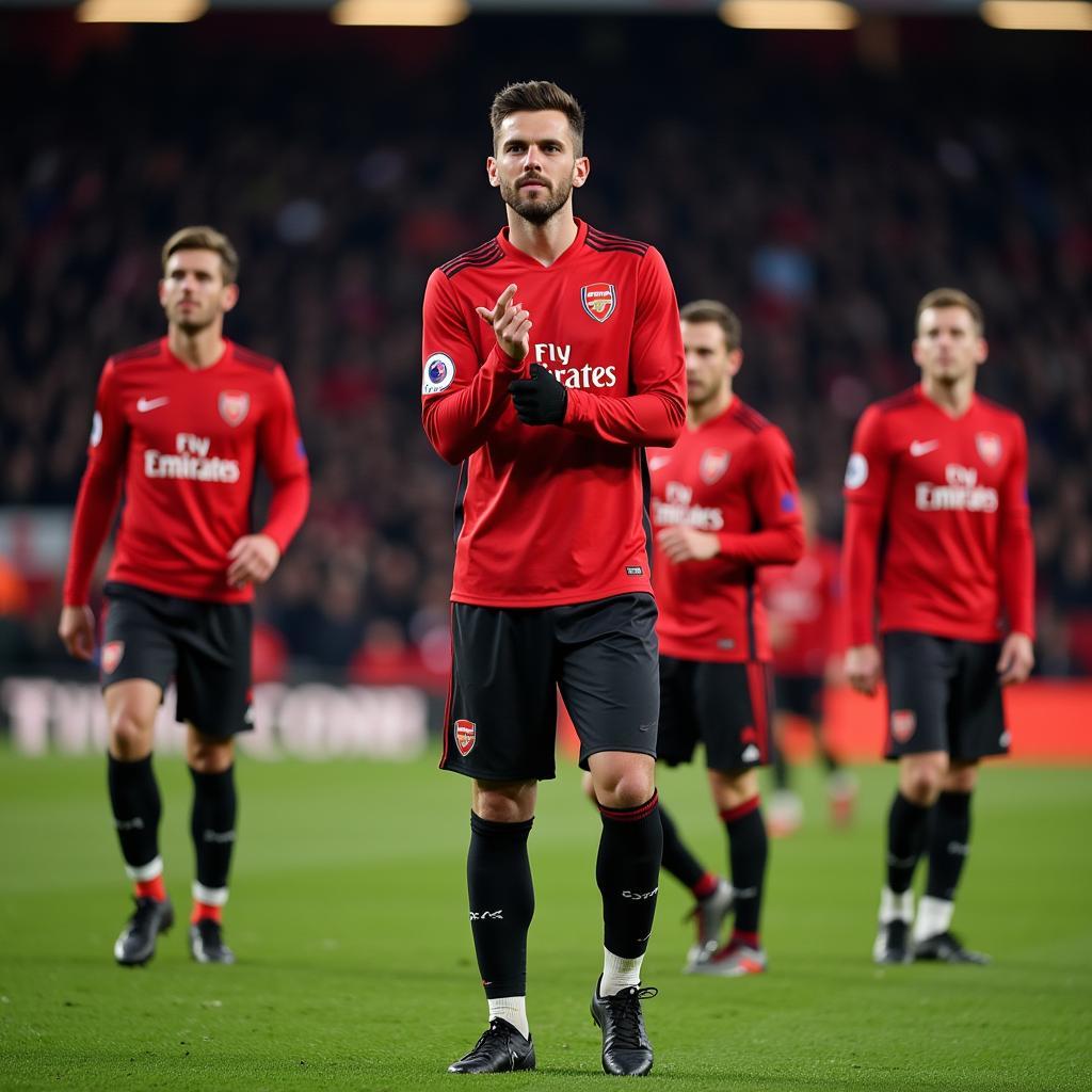 Spielvorbereitung Arsenal vs. Leverkusen