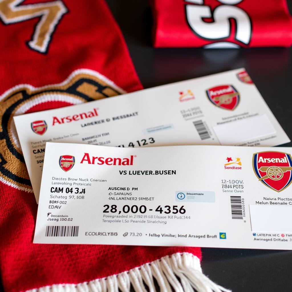 Tickets für Arsenal Leverkusen Spiel im Stadion