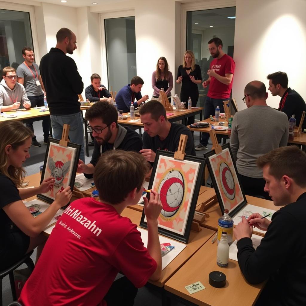 ArtNight Leverkusen Malworkshop