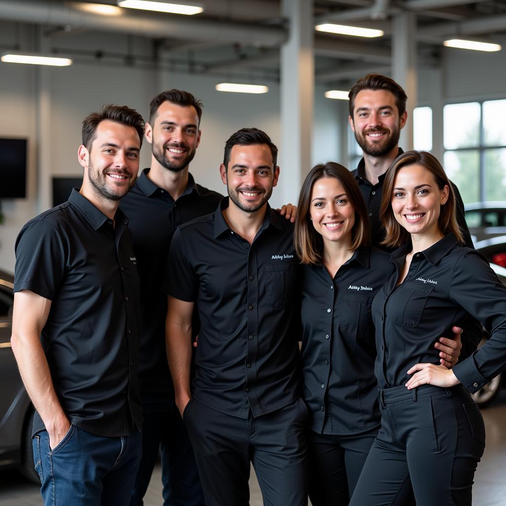 Das Team von ASA Autofit in Leverkusen