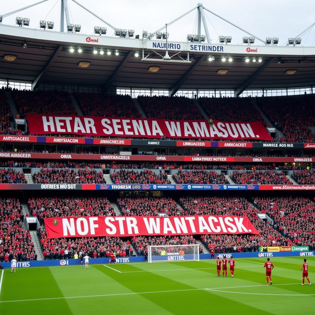 ASBMV Bayer Leverkusen Stadionaktion gegen Rassismus