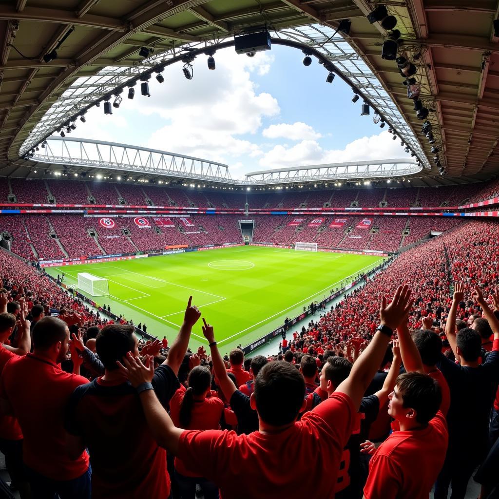 ASC Leverkusen Fans in der BayArena