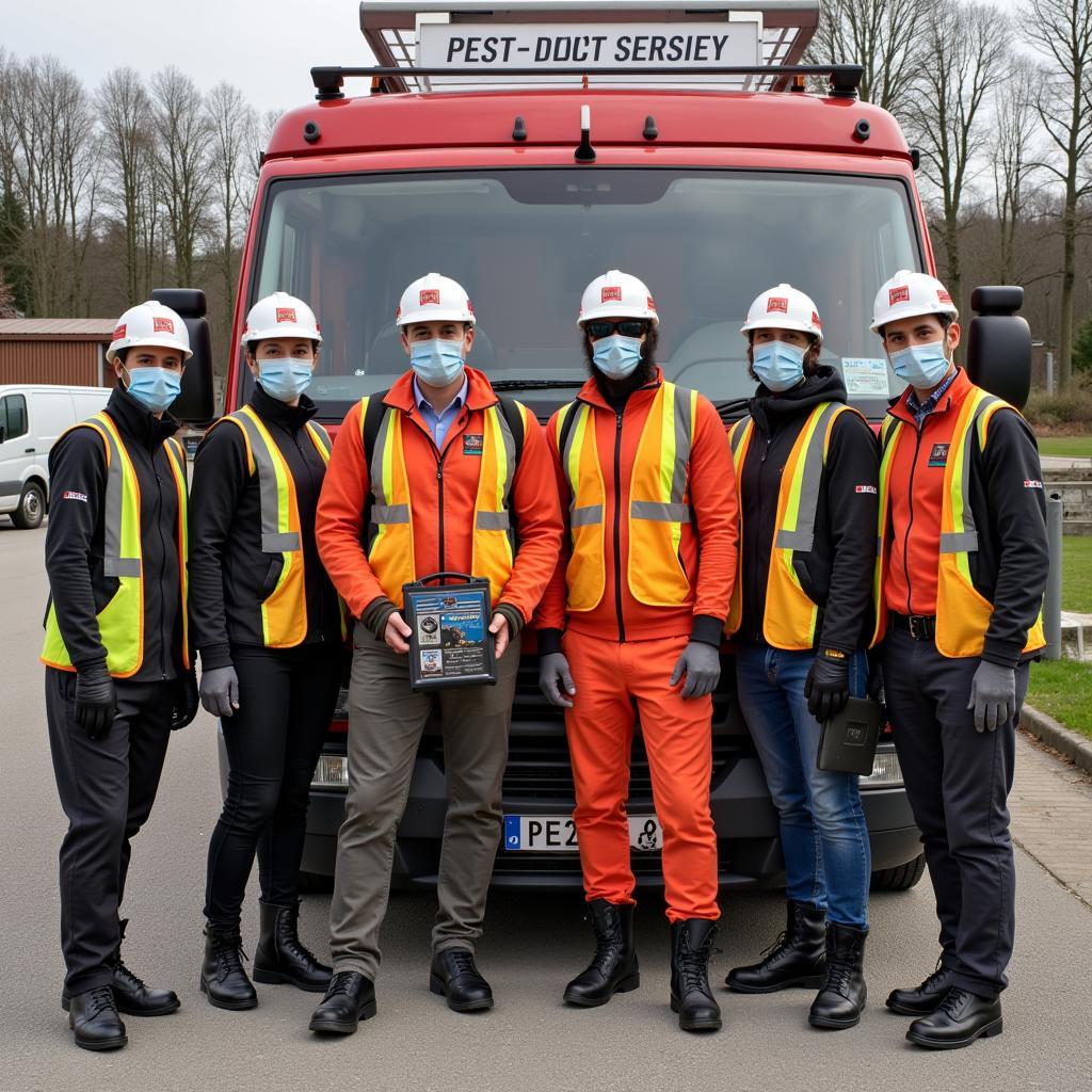 Das Atin Celik Schädlingsbekämpfungsteam in Leverkusen