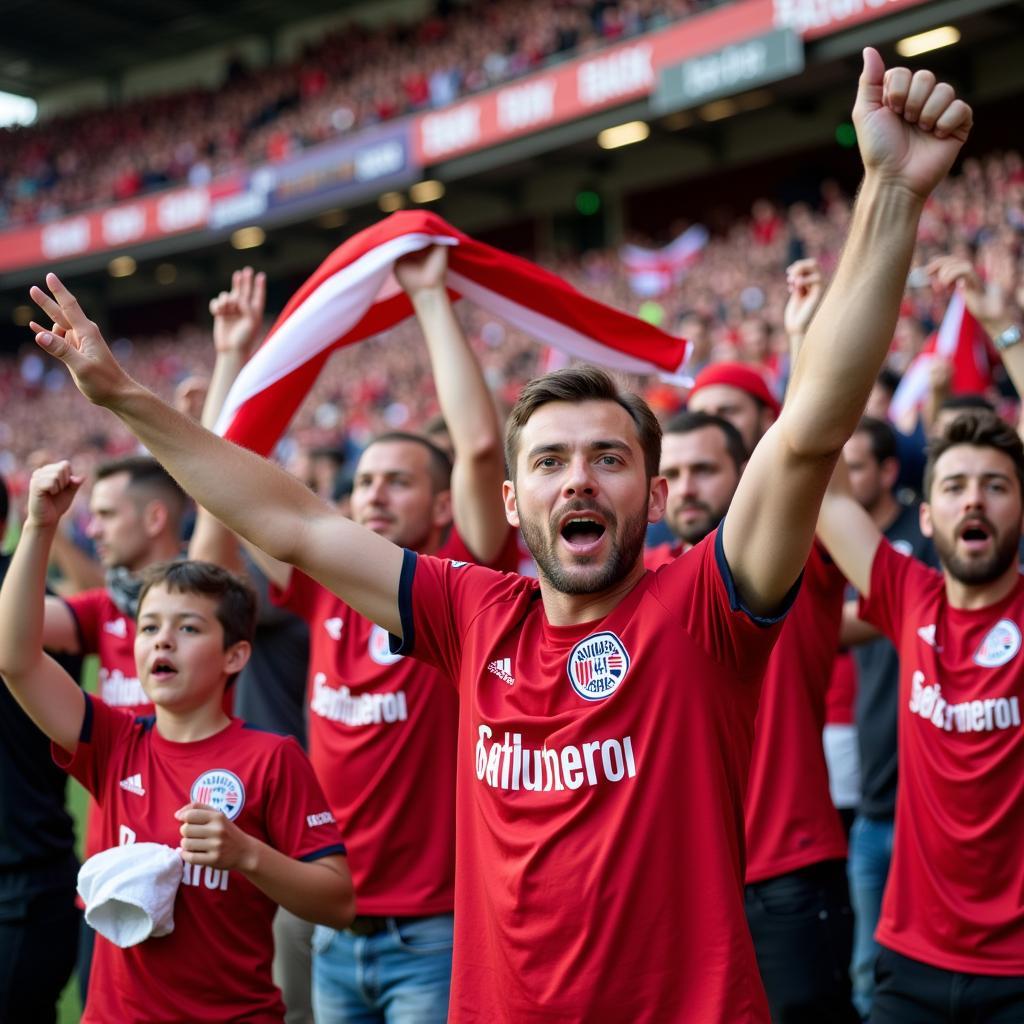 Atletico Leverkusen 2017 Pre-Season Fans