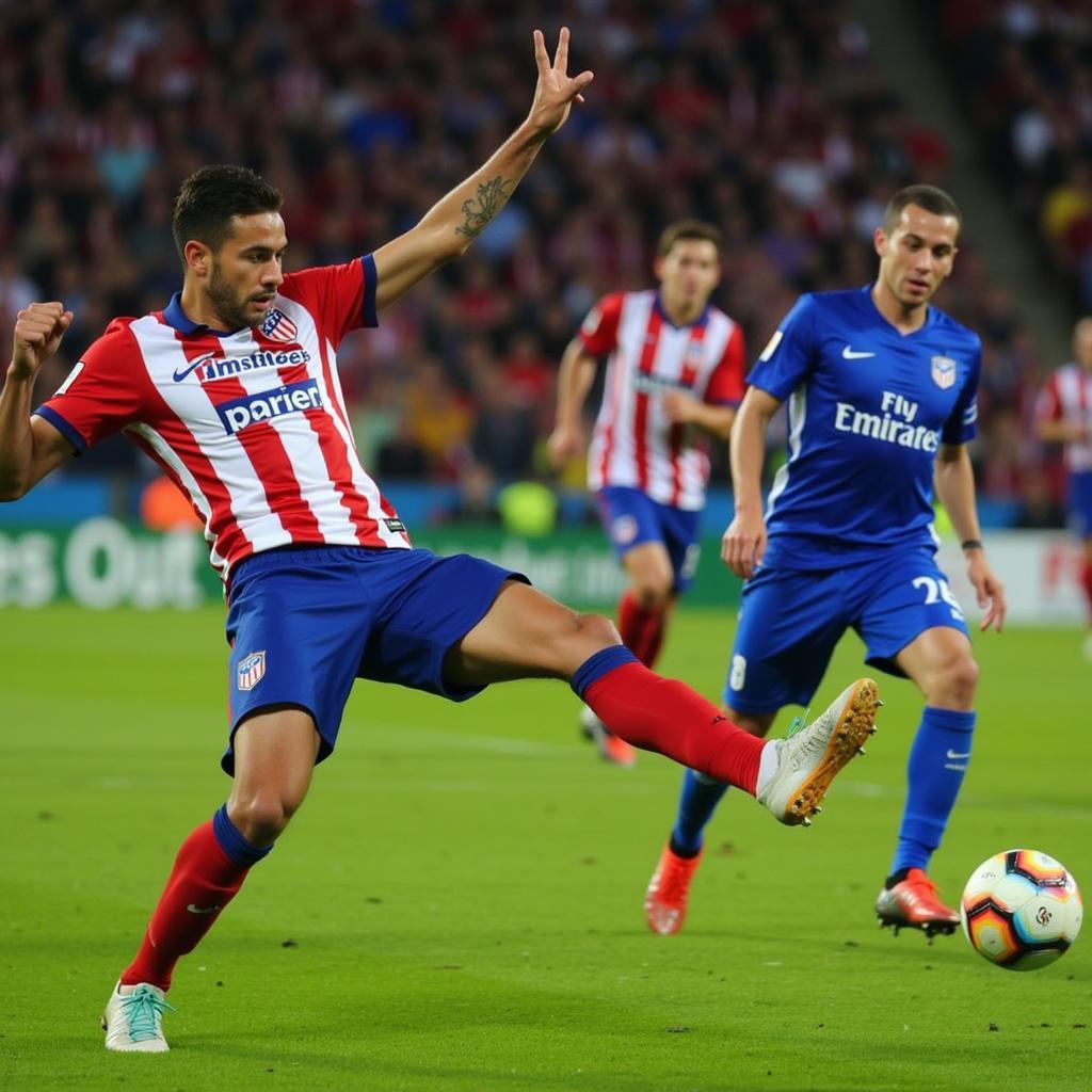 Hinspiel Atletico Madrid gegen Bayer Leverkusen in der Champions League 2015