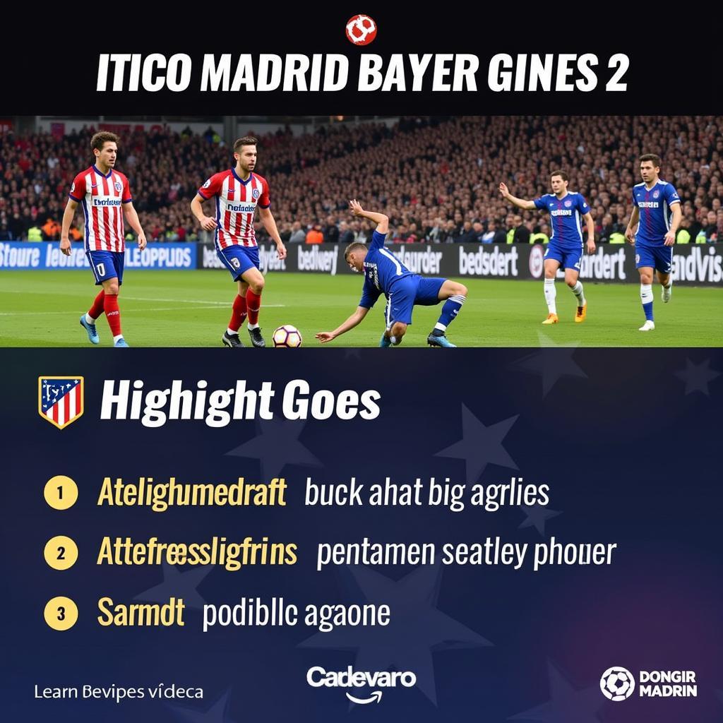 Highlights Atletico Madrid gegen Bayer Leverkusen online