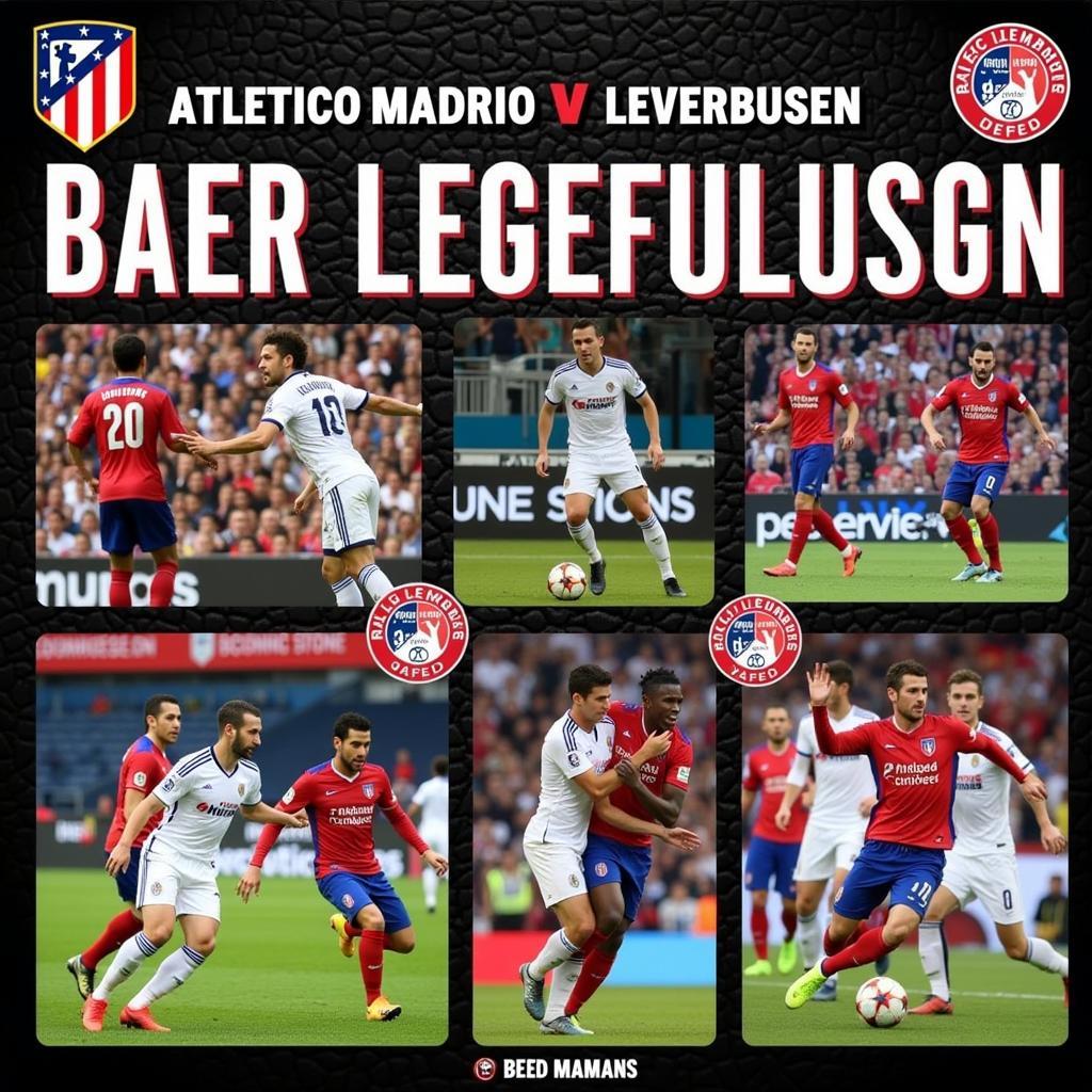 Historische Spiele zwischen Atlético Madrid und Bayer Leverkusen