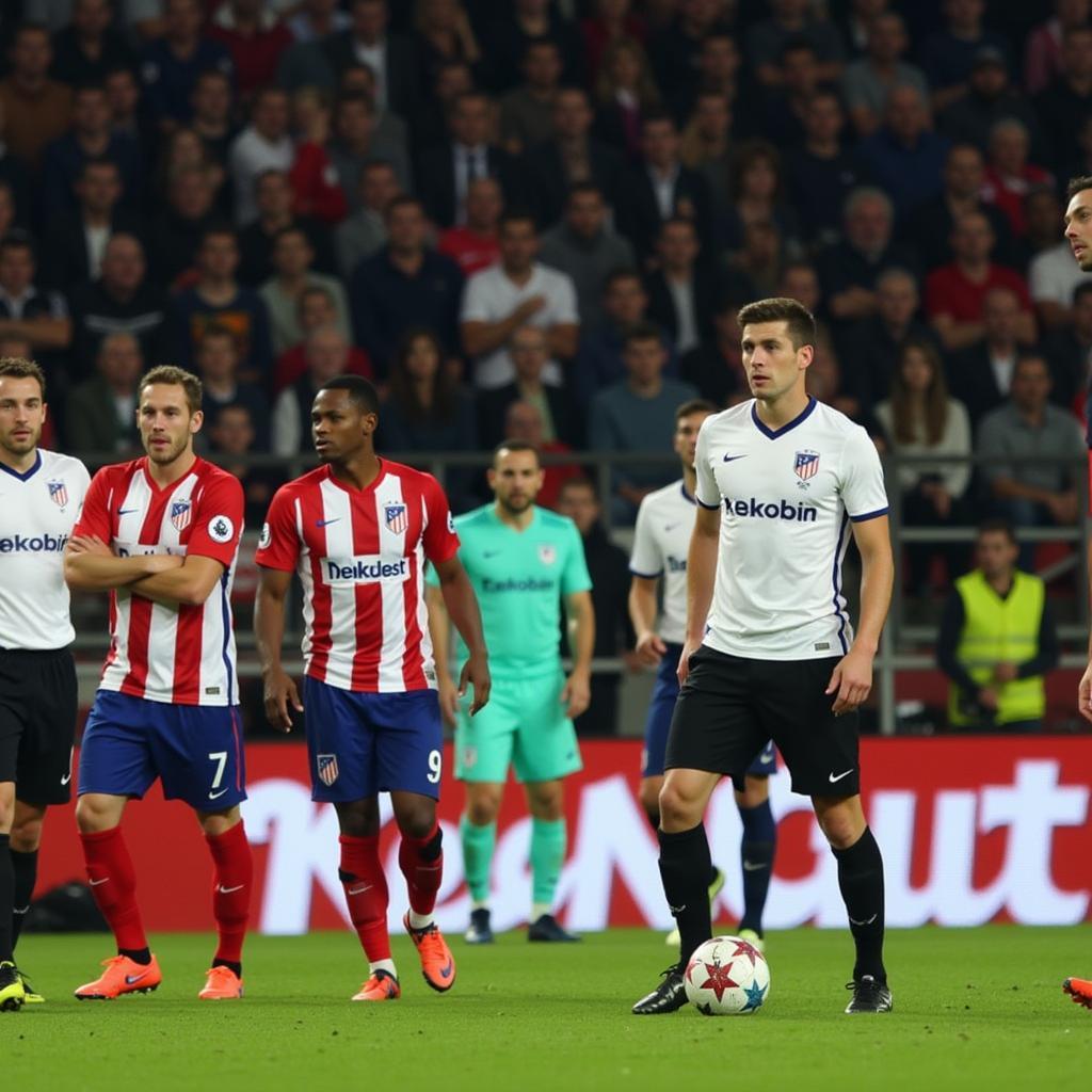 Elfmeterschießen Atletico Madrid gegen Bayer Leverkusen 2015