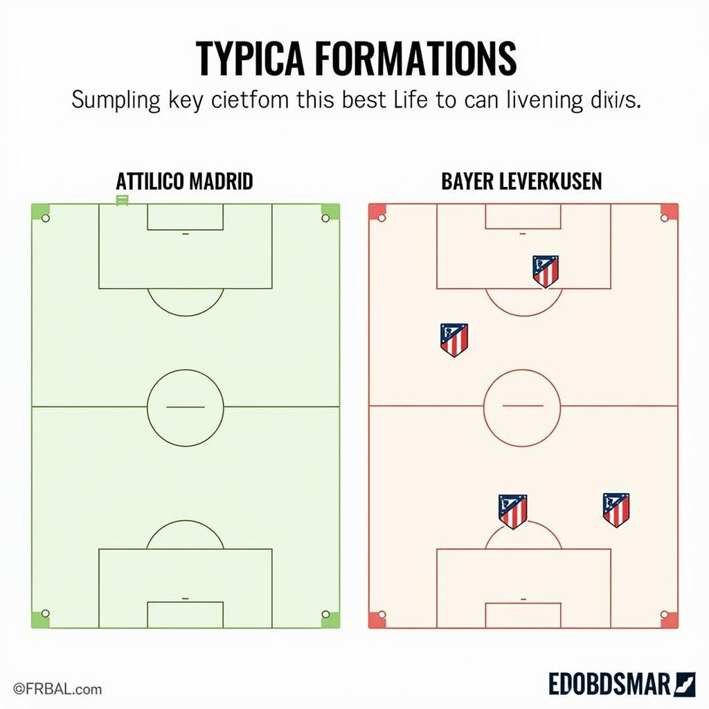 Taktische Analyse der Spielstile von Atletico Madrid und Bayer Leverkusen