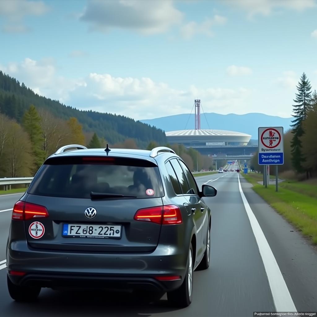 Autofahrt von Attendorn nach Leverkusen