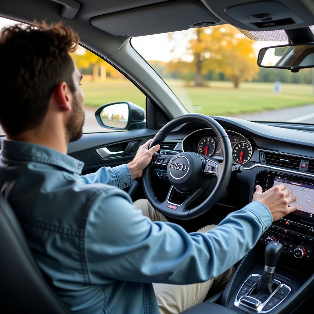 Probefahrt mit einem Audi Fleischhauer Gebrauchtwagen in Leverkusen