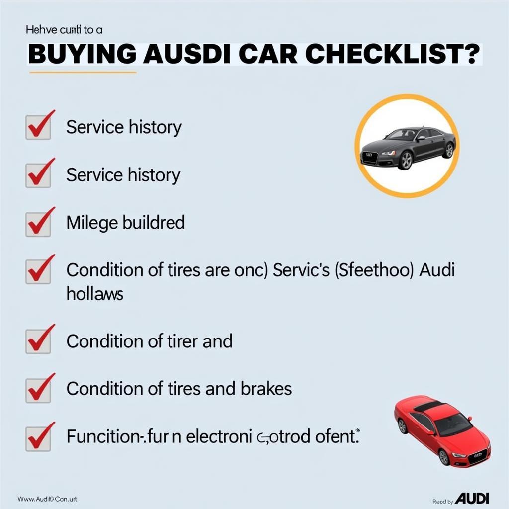 Checkliste für den Kauf eines Audi Gebrauchtwagens in Leverkusen