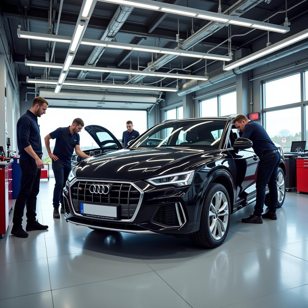 Service im Audi Center Leverkusen