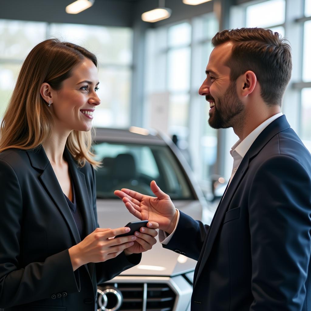 Individuelle Kundenberatung im Audi Zentrum Leverkusen