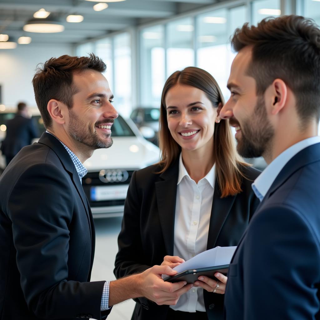 Kundenberatung im Audi Zentrum Leverkusen