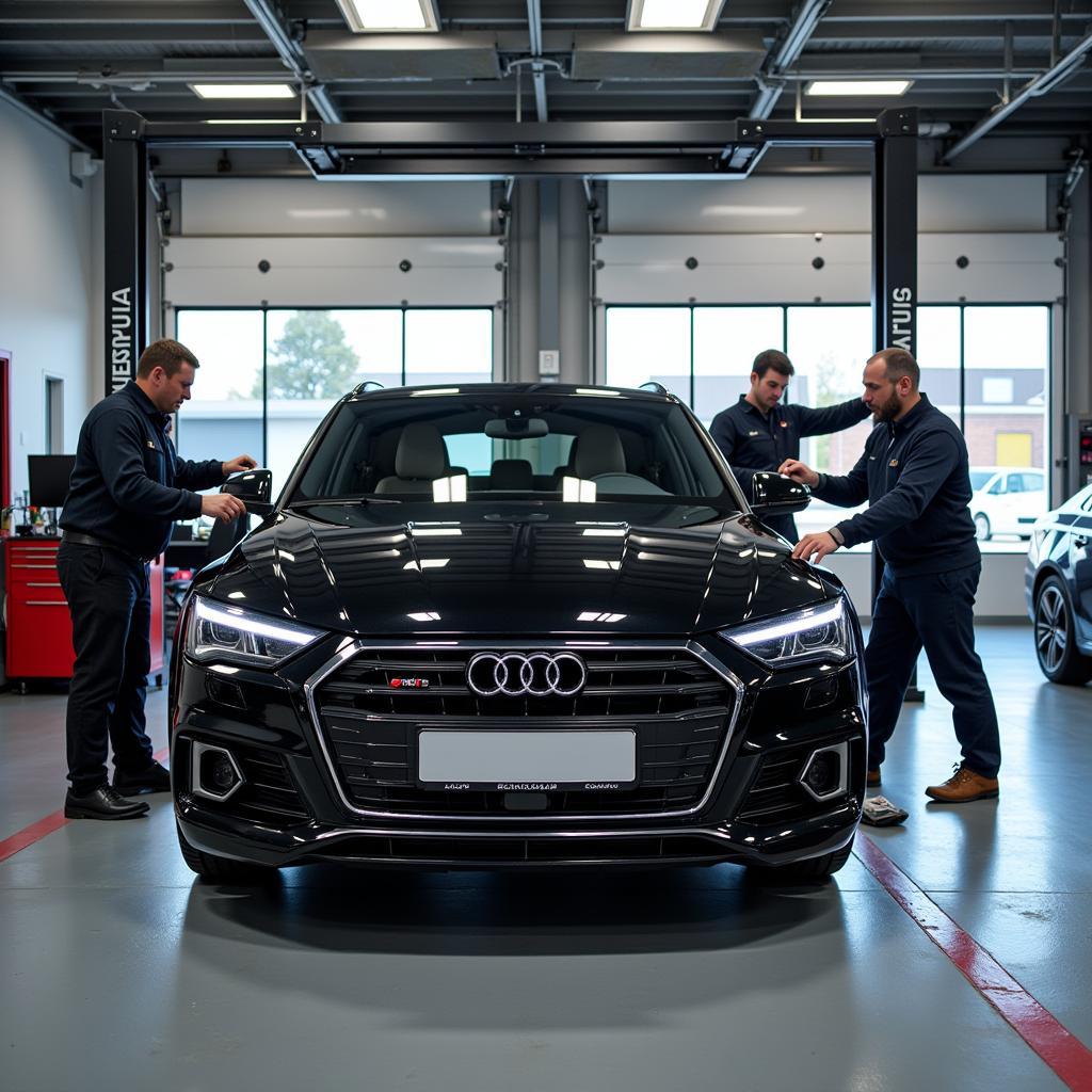 Professionelle Werkstatt im Audi Zentrum Leverkusen