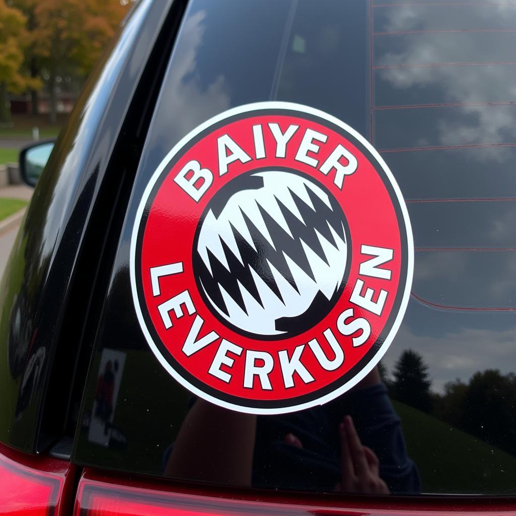 Kreative Fan-Designs für Bayer Leverkusen Autoaufkleber: Drücke deine Individualität aus!