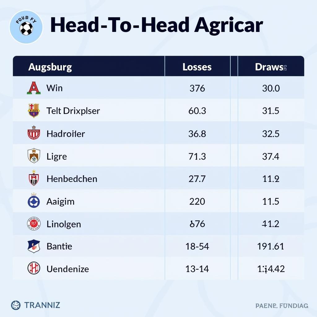 Kopf-an-Kopf-Statistik Augsburg vs. Bayer Leverkusen